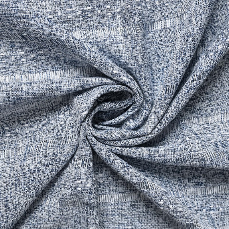 Horaldaily Blue Cotton Blend Tablecloth 60×84 Inch Rectangular, Farmhouse Style,