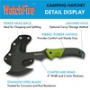 WatchFire 11.5" Coated Stainless Steel Spiked Back Camping Axe