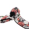 Snootiful Hound Padded Martingale Collar - Skulls & Roses -