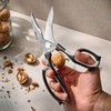 GEFU MULTICO Vielzweckschere | Mikroverzahnte Klingen für Geflügel, Flaschen, Nüsse