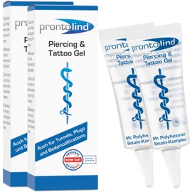 2 x ProntoLind Gel 10 ml – in an affordable double pack for tunnels, plugs and body modifications