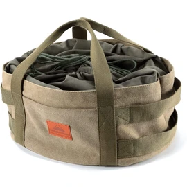 camping moon CAMPINGMOON Carry Bag for 12-inch Dutch Oven Durable Canvas w/Handle Drawstring DO-32BK