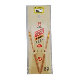 Hamanaka Amiami Wheel Needle, Length 31.5 inches (80 cm), No. 4 H250-630-4