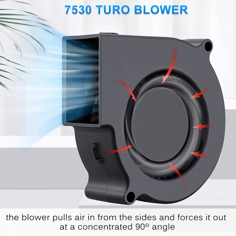Case Cooling Fan for PC Computer Chassis, 38.5CFM Low Noise
