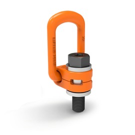 1 Pcs Eye Bolt M18 x26 Max Load 2 Tons Metric Thread Universal Swivel Hoist Rings 360°Rotation Made of Alloy Steel, Tensile Strength > 1080MPa