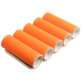 BAGSWEET Luggage Handle Wrap-5 Pack Luggage Handle Wraps for Suitcase/Carry on/Bag/Car Neon Luggage Identfiers Travel Accessories for Luggage (Chocolate)