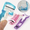 The Ondam One-Touch Foldable Eyelash Curler for Goddess Lashes Heated Eyelash Curler 4ea