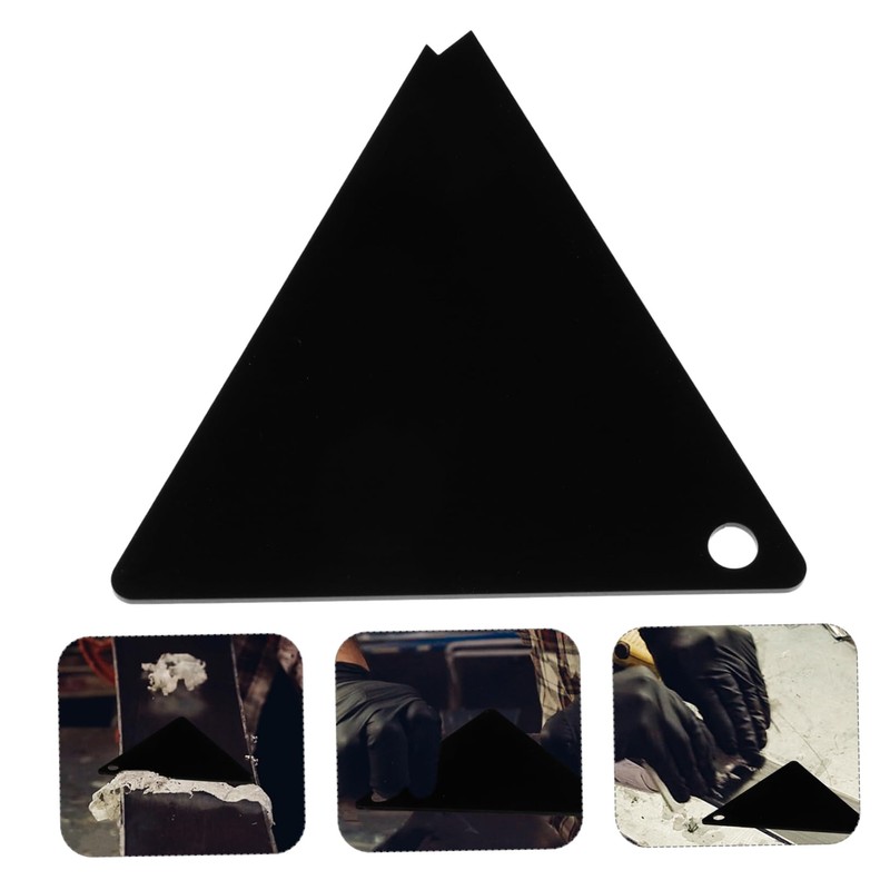 KONTONTY Snowboard Waxing Scraper Tool Acrylic Material Maintenance Kit for