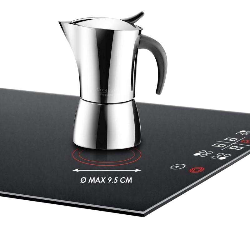 Tescoma MONTE CARLO Espressokocher für 6 Tassen | Erstklassiger Edelstahl