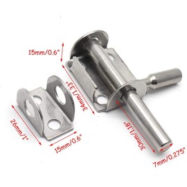 Rannb Slide Bolt Latch Stainless Steel Security Window/Door Latch - Pack of 4