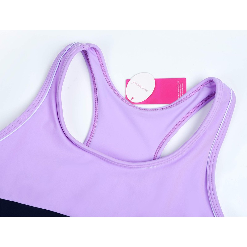 JerrisApparel Traje de baño de dos piezas para niña pequeña,