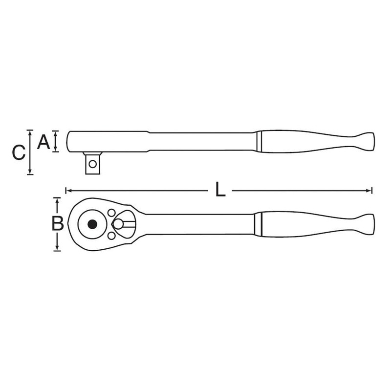 Aston Martin Cygnet 3/8 Drive 60 Gear Ratchet 12564