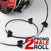 TMH 100 Count of “2-Prong Male” Wire Harness Roll 18