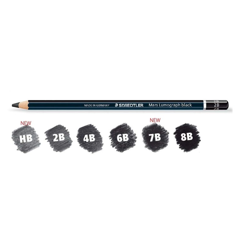 STAEDTLER Mars Lumograph Pencil Black Hardness 7B Pack