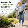 20V Cordless String Trimmer for Lawn Care – Lightweight Battery