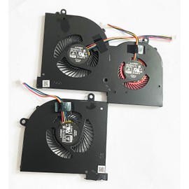 Fleshy Leaf CPU+GPU Cooling Fan Replacement for MSI GS65 Stealth GS65VR P65 MS-16Q2 MS-16Q1 MS-16Q3 16Q2-CPU-CW 16Q2-GPU-CW BS5005HS-U3N