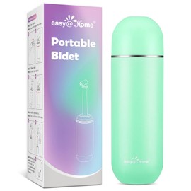 Easy@Home Portable Bidet for Travel: Peri Bottle for Postpartum Care - Handheld Sprayer for Women & Men | 380ml(12.8oz) Large Personal Hygiene Cleaning Bottle | BPA-Free | EPB-01 Green