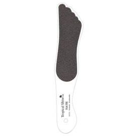 Tropical Shine Large Black Foot File Coarse 100 Grit Medium. Dual Sided. 10 In.