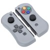 For Joycon Game Console Wireless Bluetooth Gamepad Right Left(gris foncé