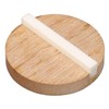 Guitar Resonator Biscuit Replacement Maple Wood Biscuit with Ox Bone