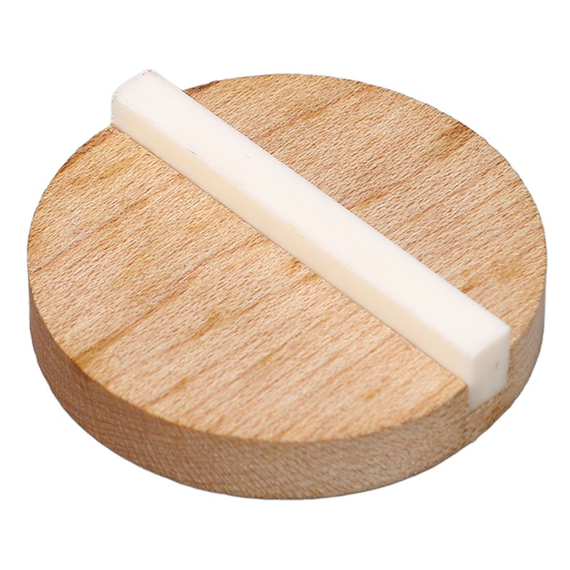 Guitar Resonator Biscuit Replacement Maple Wood Biscuit with Ox Bone