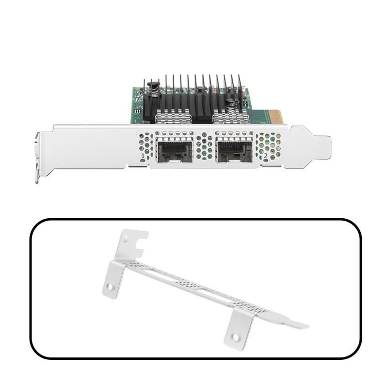 Briny River 2pcs Network Card Low Profile Bracket Compatible with