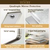 TETOTE Brushed Nickel Bathroom Mirror 20 x 30 Brushed Nickel