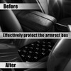 Zpana Car Center Console Cover, Waterproof Leather Bow Ribbon Vehicle