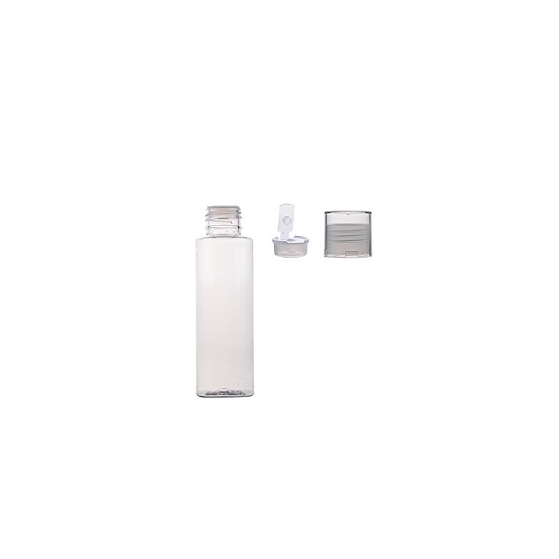 6PCS 100ml 3.4oz Empty Portable Refillable Plastic Bottle Vial Travel