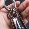 [TISUR] Hobby DIY D-Ring Leathercraft Hardware Spare Key Case Keychain