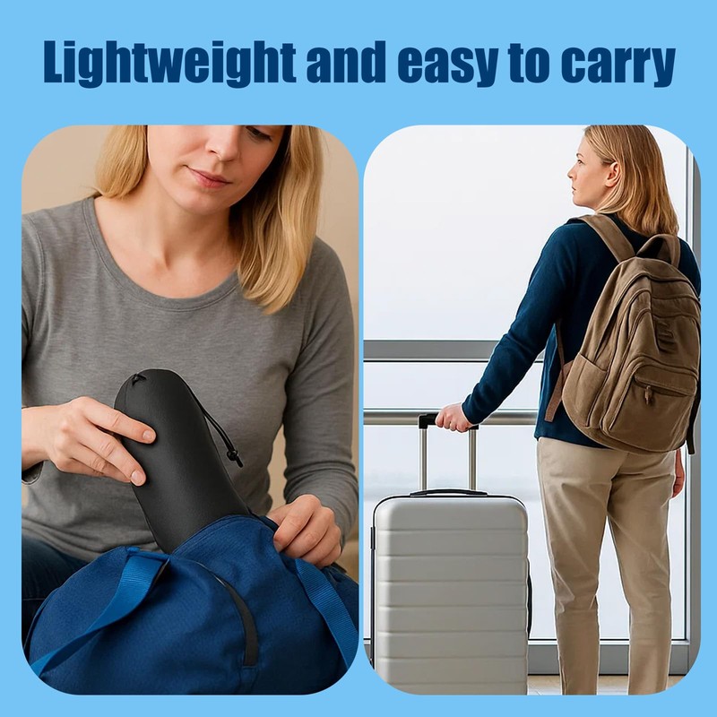 2PCS Foot Hammock for Flight, Best Airplane Gadgets, Plane Essentials,