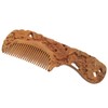 FOMIYES Hair Comb Double Sided Wide Tooth Comb Sandalwood Comb