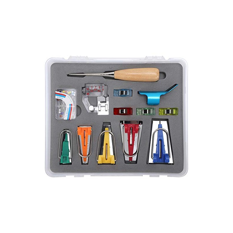 Kit de Herramientas para Cinta al Bies, Prensatelas Manual y