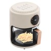 Airy Fryer, 3.81QT Glass Air Fryer with 360° Viewable Window,