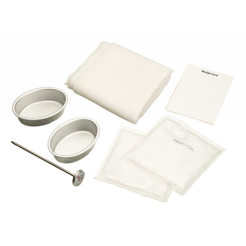 KitchenCraft Home Made Cheese Making Set, 4 Piece, Brown