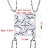 Yocoyee Multi Puzzles Best Friends Forever Necklaces Stainless Steel Engraved