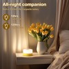 JUSHENG Night Light for Baby Nursery, USB Rechargeable Touch Lamp