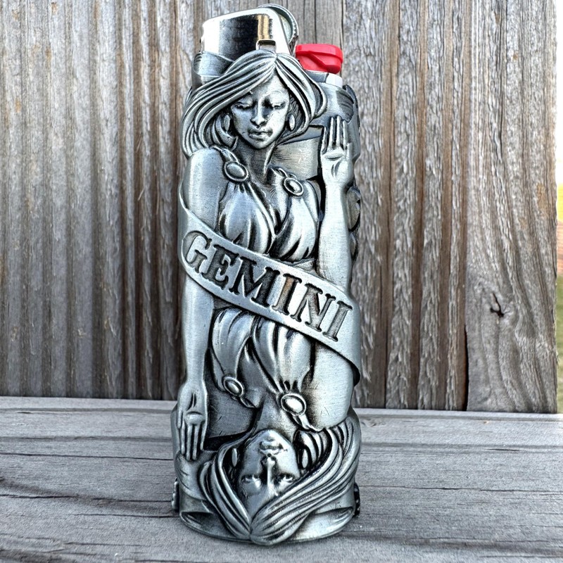 Metal Lighter Case Fits BIC, It Covers Standard Full Size