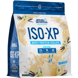 Applied Nutrition ISO-XP Whey Protein Powder – 22g Protein, Low Fat, Low Carb Whey Isolate Protein Powder, Rich in Amino Acids, Grass-Fed, Soy Free, Halal Certified (1kg - 40 Servings) (Vanilla)