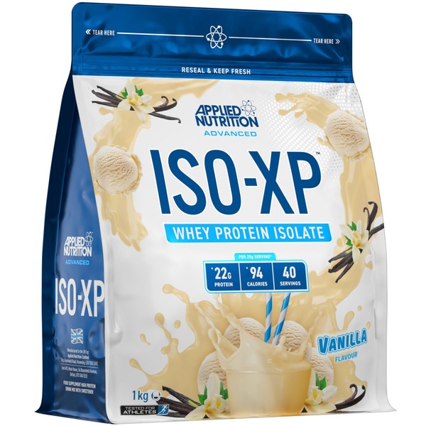 Applied Nutrition ISO-XP Whey Protein Powder – 22g Protein, Low