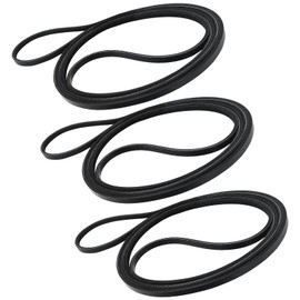 3 Pack 341241 Replacement dryer drum belt, fit for Whir-lpoo* Ken-mor* Kitchen-Ai*, dryer belt replaces W10127457 FSP341241 3394651 529597 8066065 694088 AP2946843