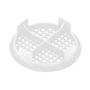 50 x 70mm White Plastic Round Soffit Air Vents /