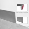 Flexible Baseboard Molding Trim 4Inch x 40Feet Gray Vinyl Wall