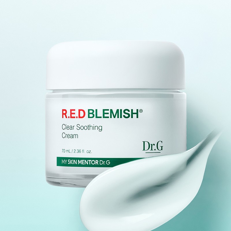 Dr.G Red Blemish Clear Soothing Cream 70mL + Red Blemish