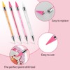 Lusofie 4 Pack Wax Pen Rhinestone Picker Pen Diamond Art