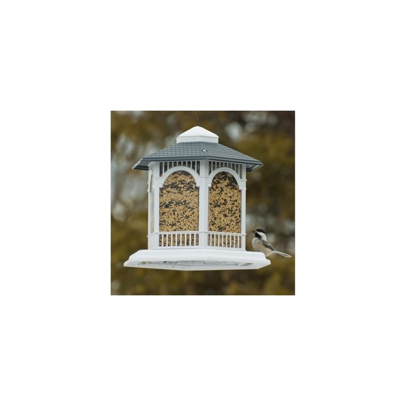 Woodlink NA6262 Audubon Hopper Deluxe Gazebo Wild Bird Feeder