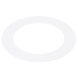 PATIKIL 1pcs Metal Goofs Trim Ring 110mm Outside Diameter 76mm Inside Diameter Round Ceiling Light Ring Trim Recessed Light Cover for Recessed Can Lighting Downlight Mat White