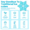 Ice Pack Hard Hat Cooling Insert, Blue, Flower Shape Design,