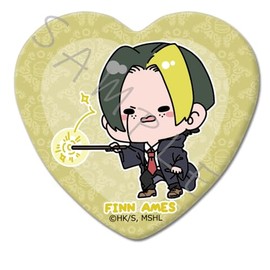 TV Anime Mashle MB Fin Ames Heart Shaped Can Badge
