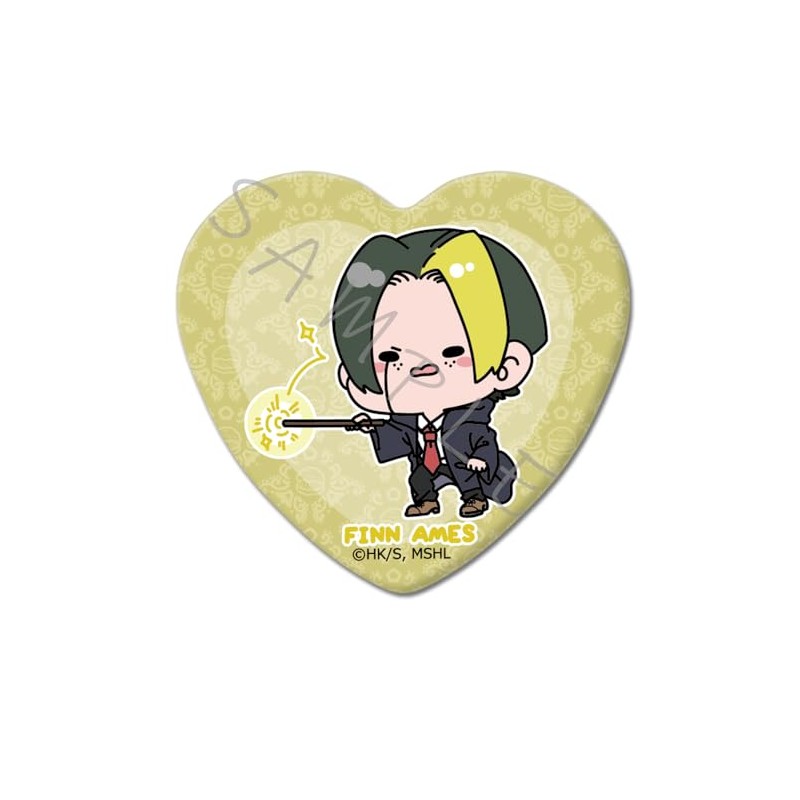 TV Anime Mashle MB Fin Ames Heart Shaped Can Badge